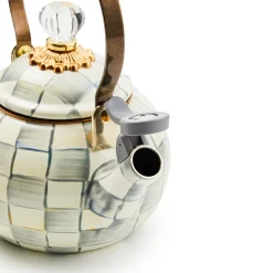 Sterling Check Whistling Tea Kettle