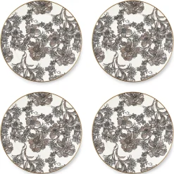 Sterling English Garden Chargers, Set of 4