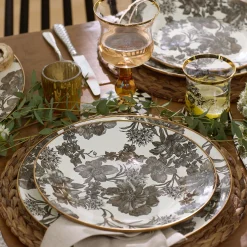 Sterling English Garden Chargers, Set of 4