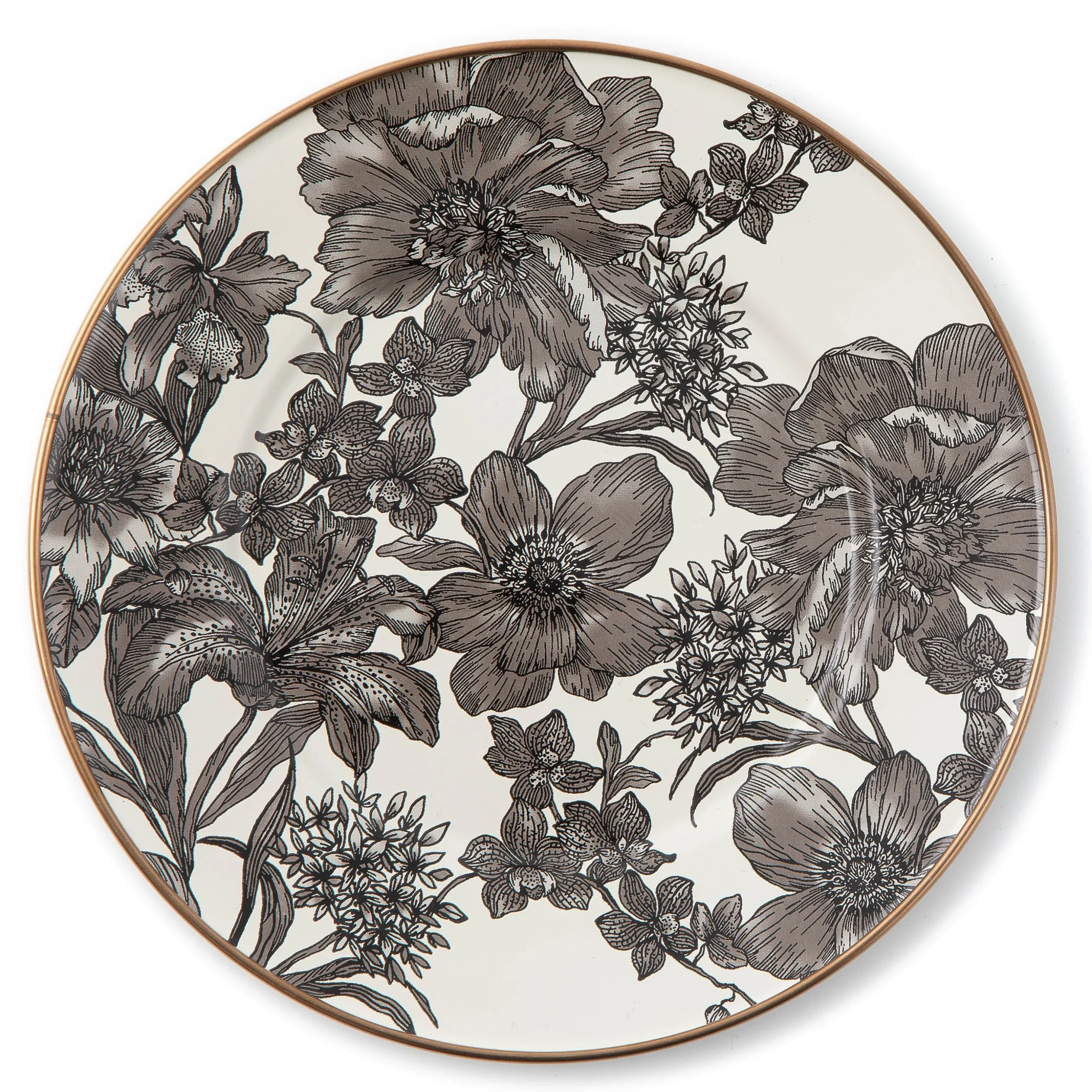Sterling English Garden Enamel Salad/Dessert Plate