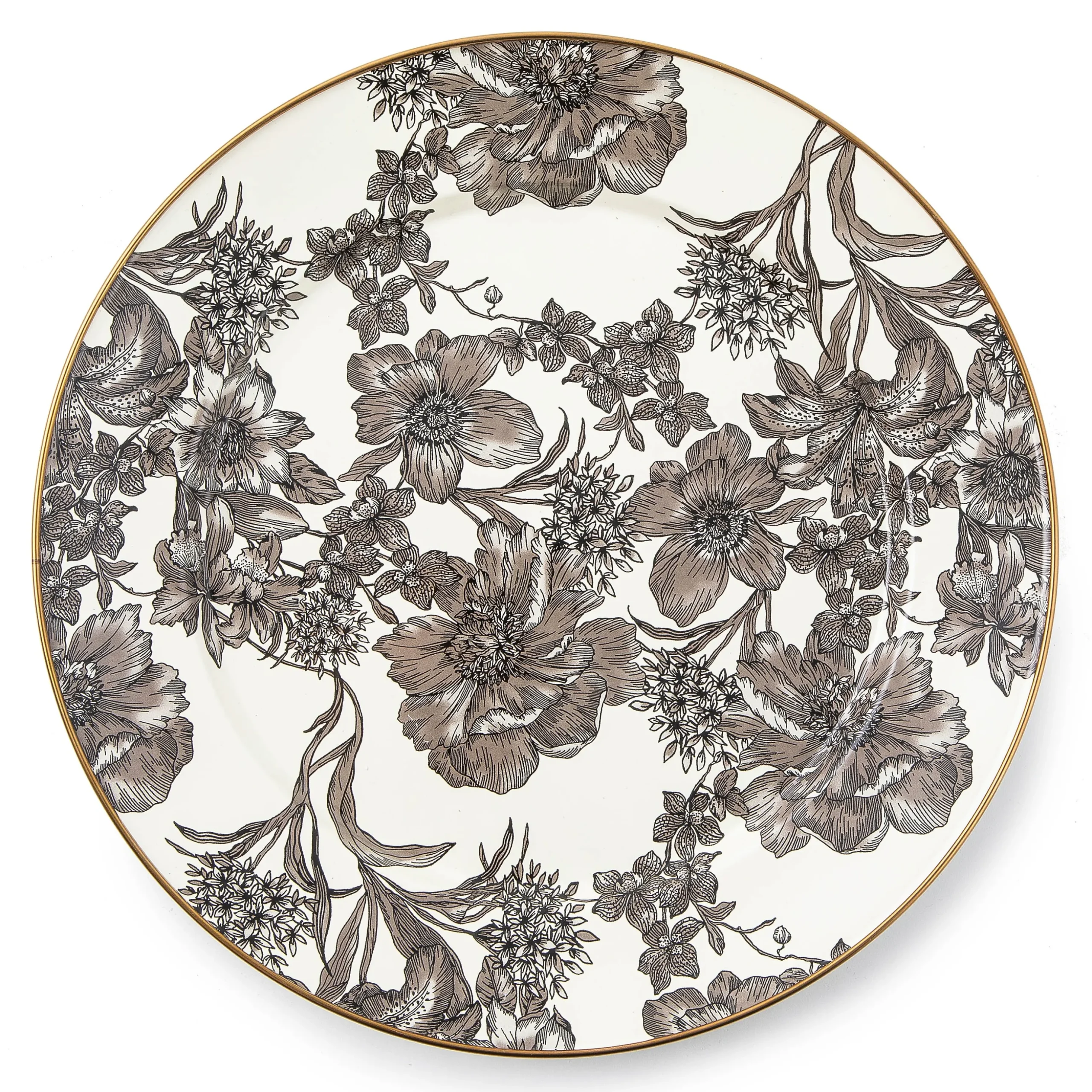 Sterling English Garden Enamel Charger/Plate