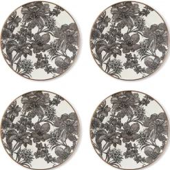 Sterling English Garden Enamel Salad/Dessert Plate, Set of 4