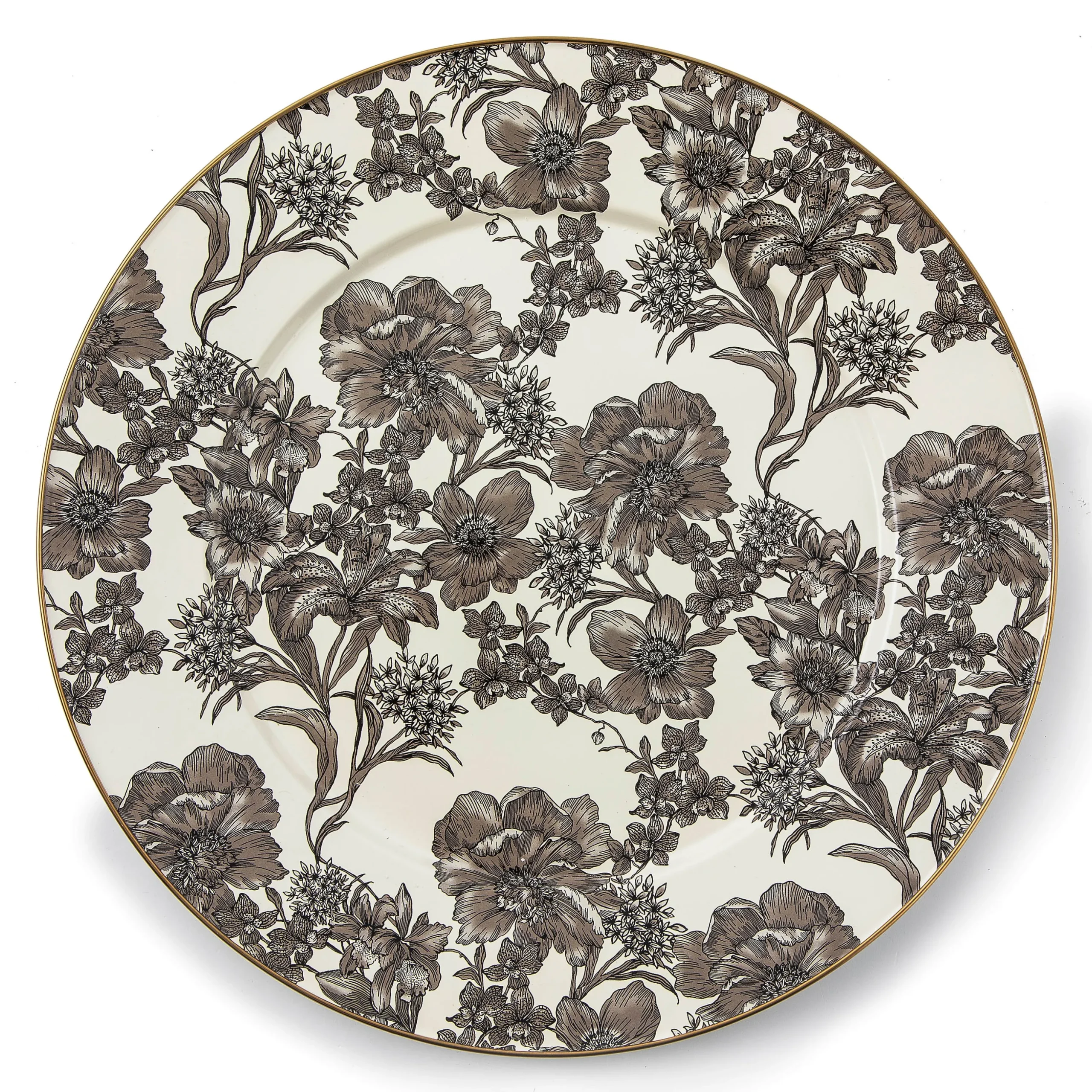 Sterling English Garden Enamel Serving Platter