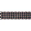 Stewart Tartan Black 2'6" x 10' Washable Runner