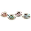 Sweetheart Espresso Cup & Saucer, Set of 4