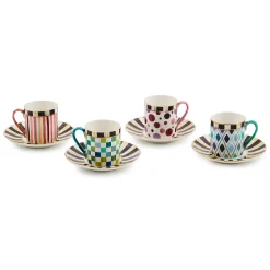 Sweetheart Espresso Cup & Saucer, Set of 4