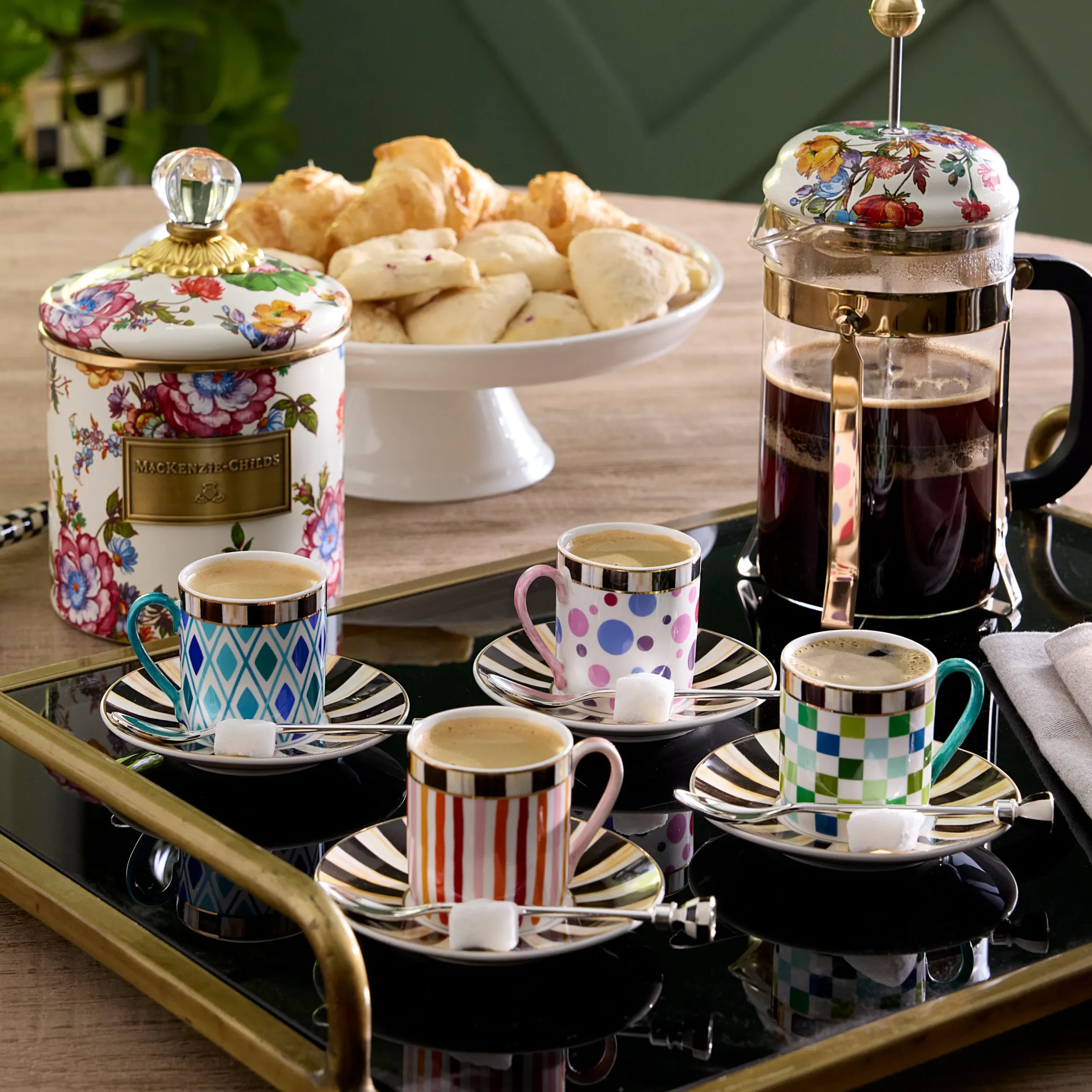 Sweetheart Espresso Cup & Saucer, Set of 4