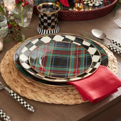 Tartan Black Charger