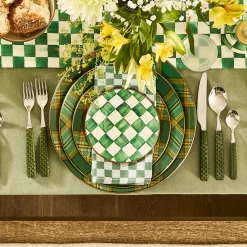 Tartan Green Charger Plate