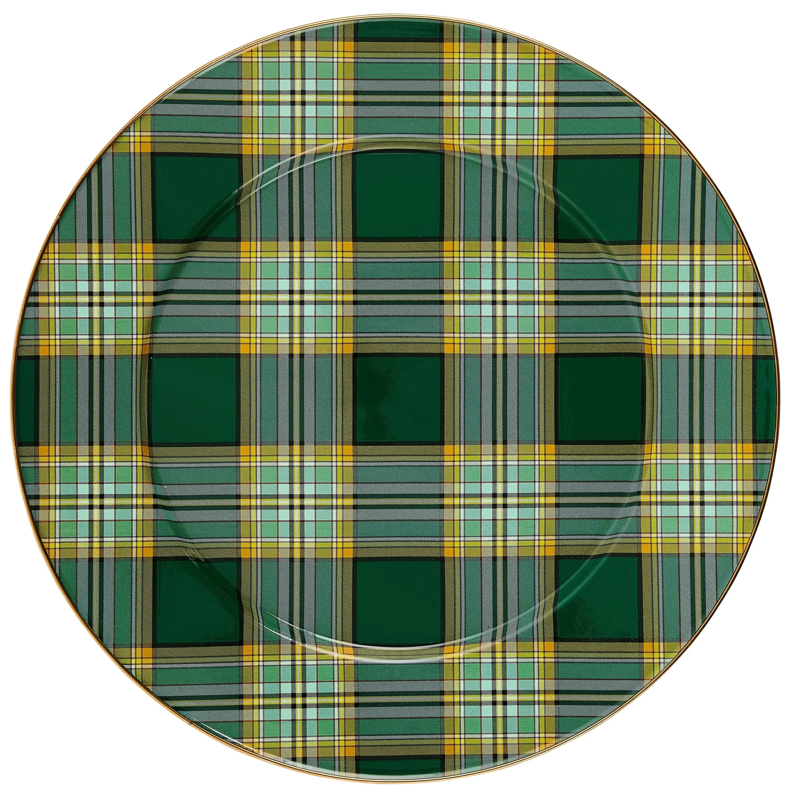 Tartan Green Serving Platter