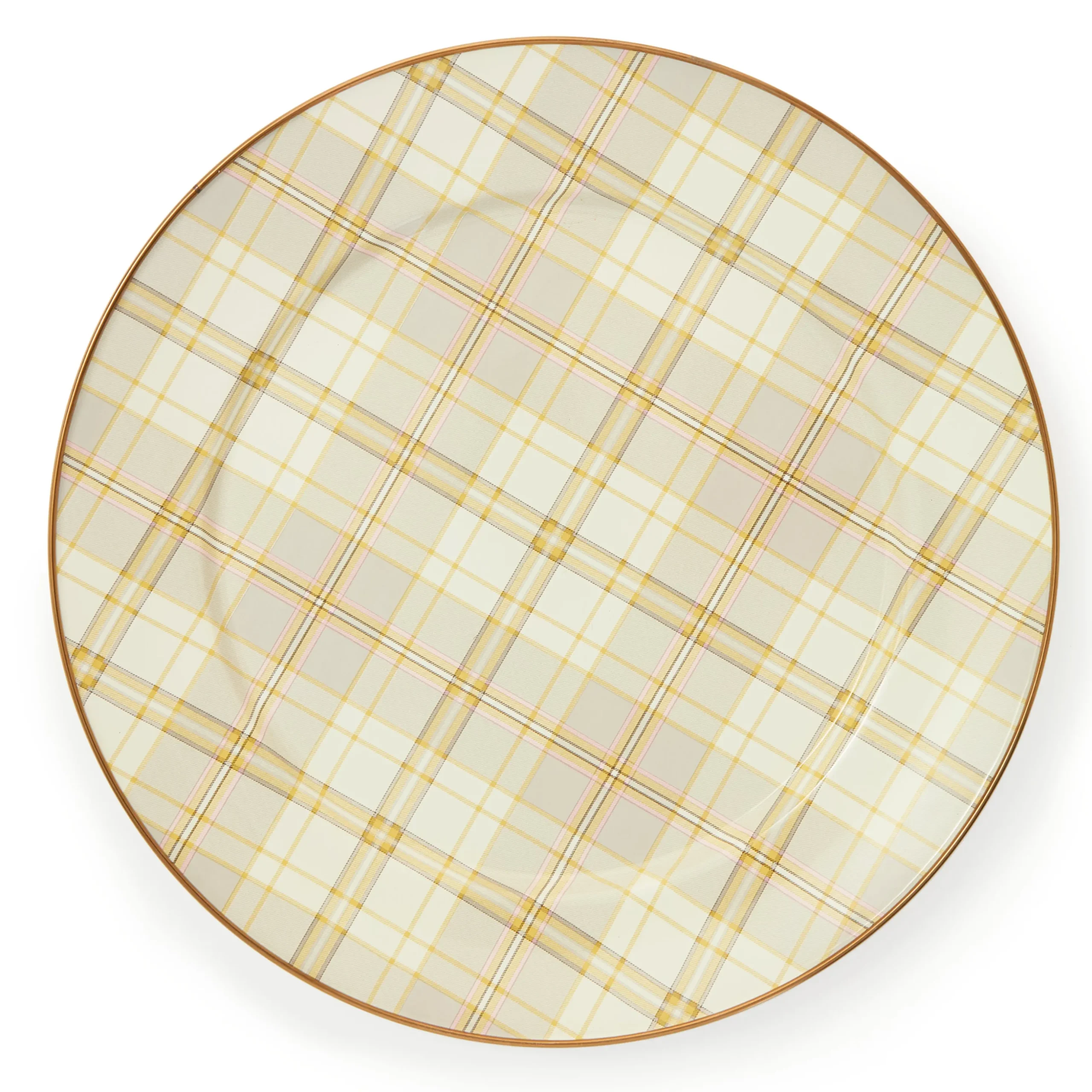 Tartan Latte Charger/Plate