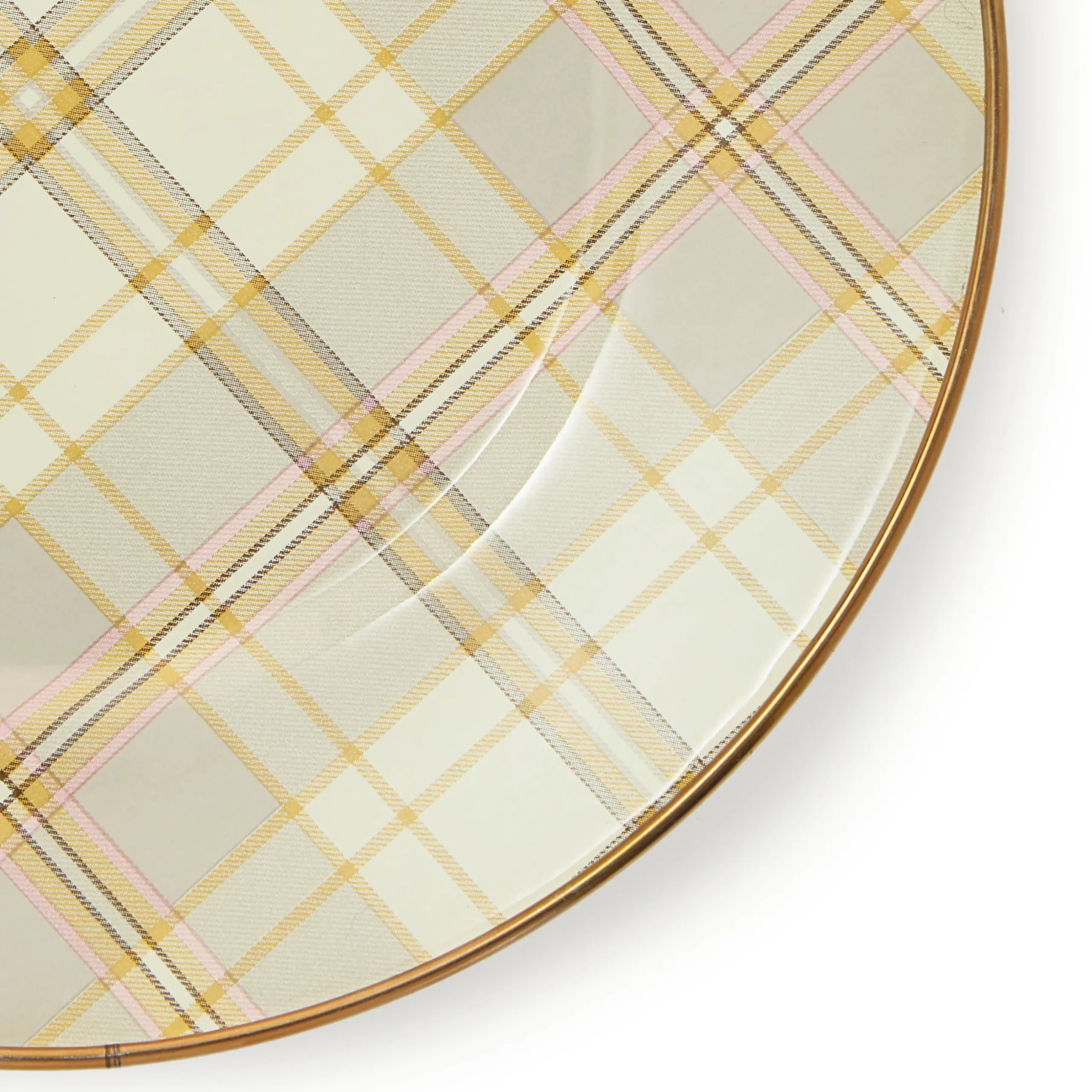 Tartan Latte Salad Plate