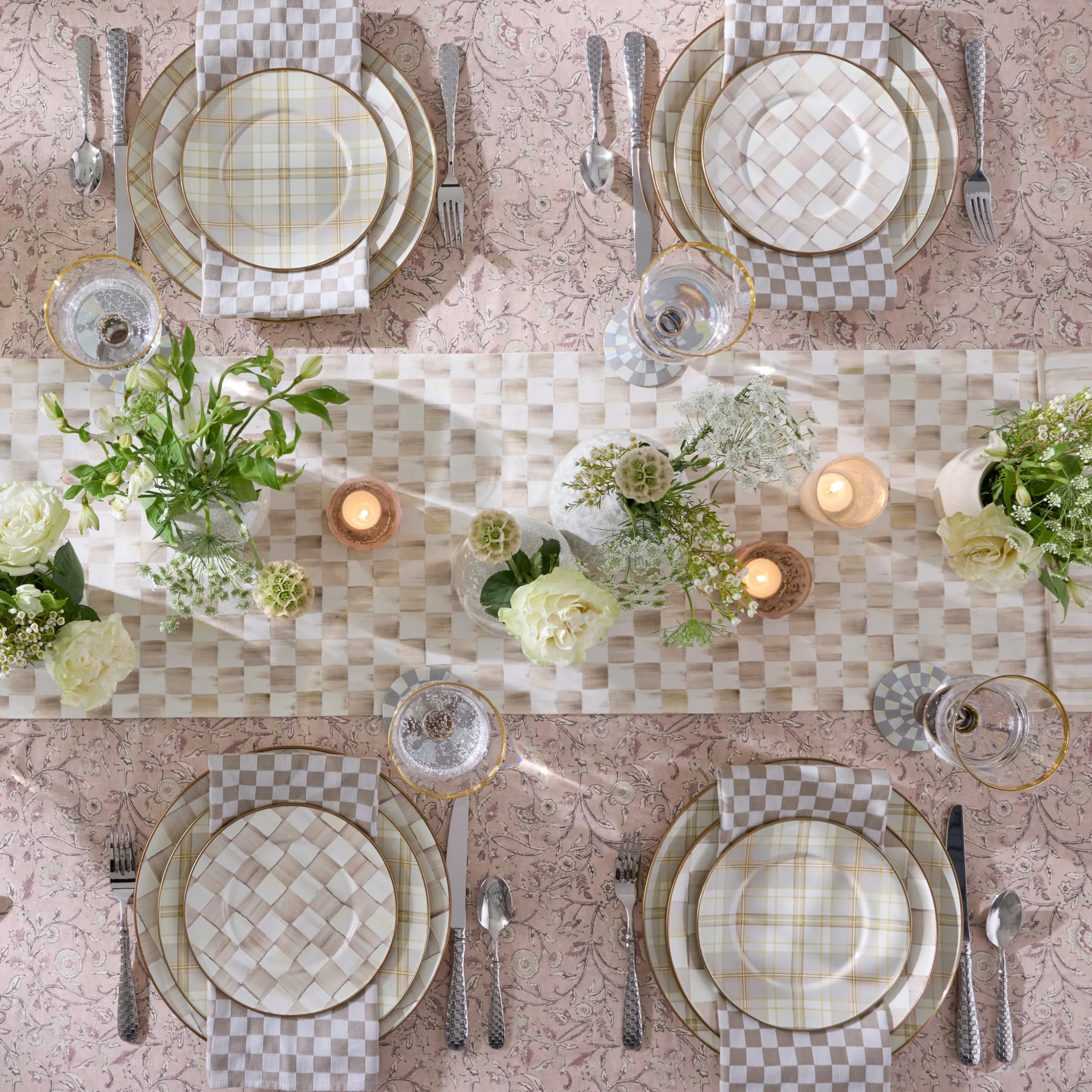 Tartan Latte Salad Plate