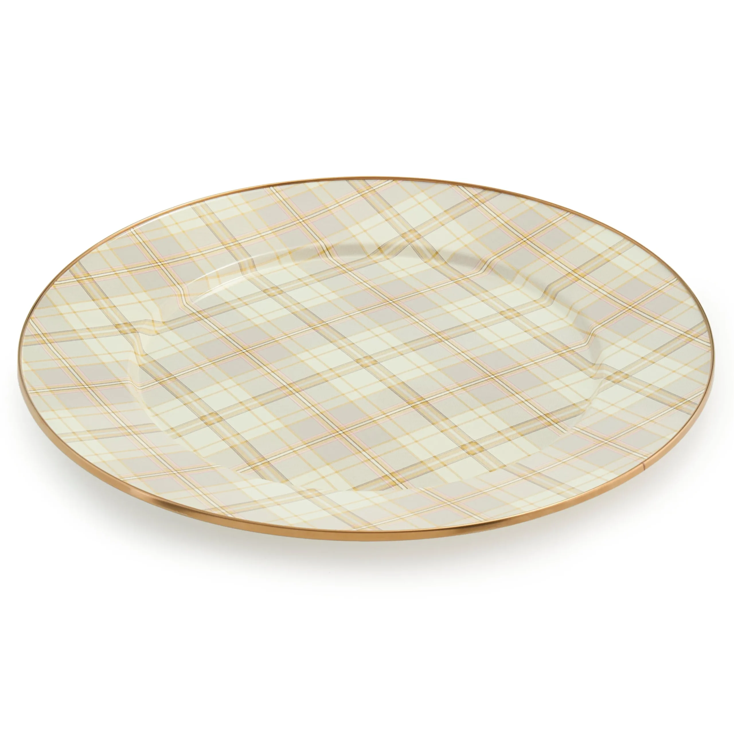 Tartan Latte Serving Platter