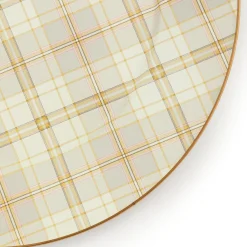 Tartan Latte Serving Platter