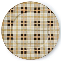 Tartan Mocha Serving Platter