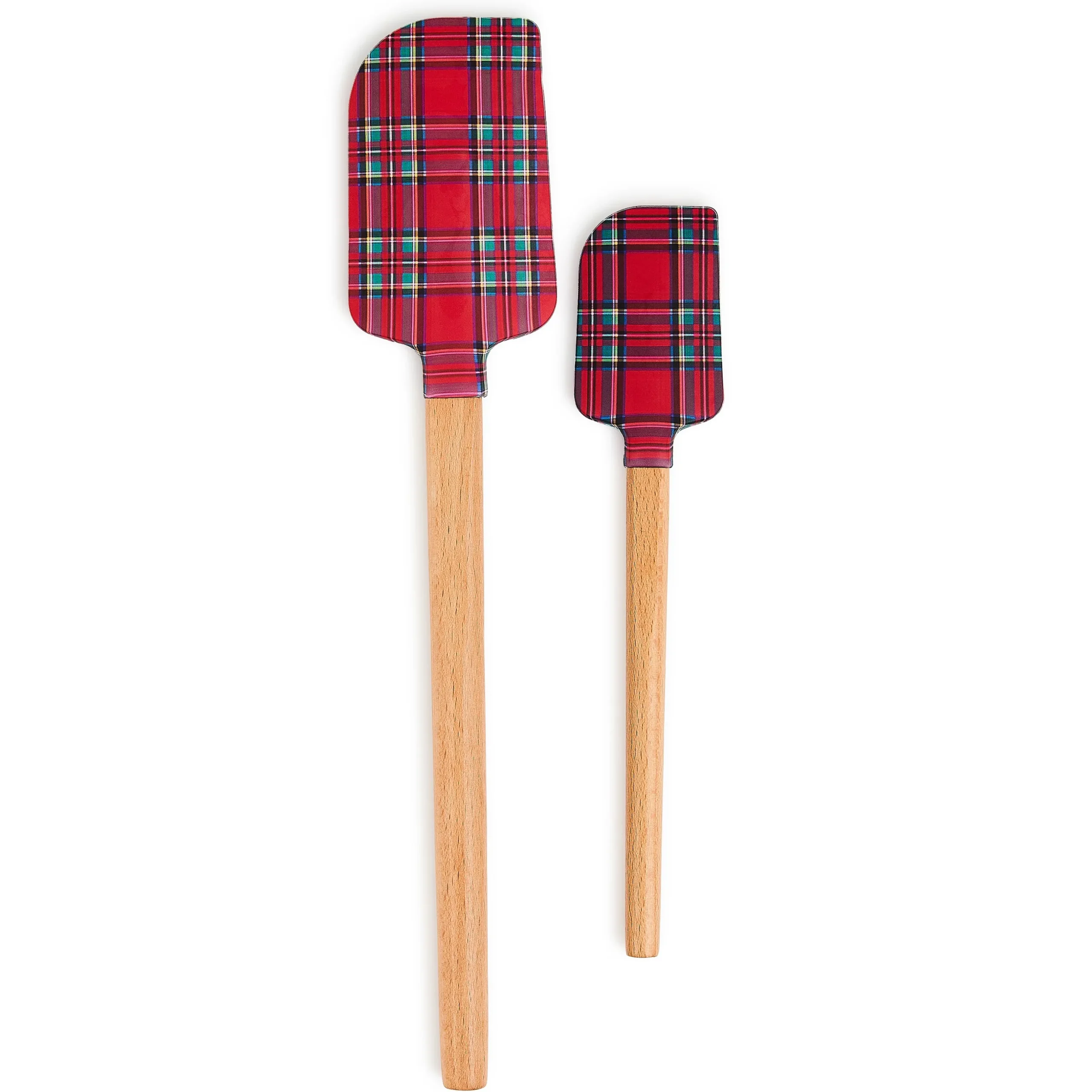 Tartan Red Spatula, Set of 2