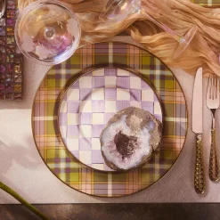 Tartan Violet Charger/Plate