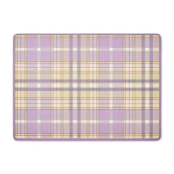 Tartan Violet Cork Back Placemats, Set of 4