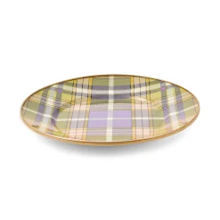 Tartan Violet Dinner Plate