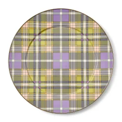 Tartan Violet Serving Platter