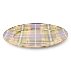 Tartan Violet Serving Platter