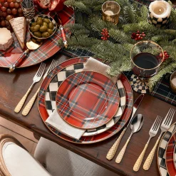 Tartastic Enamel Salad/Dessert Plate - Red