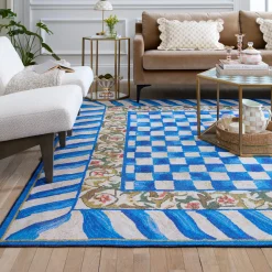 Truly Royal Check 8' x 10' Washable Rug