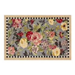 Tudor Rose 2' x 3' Washable Rug