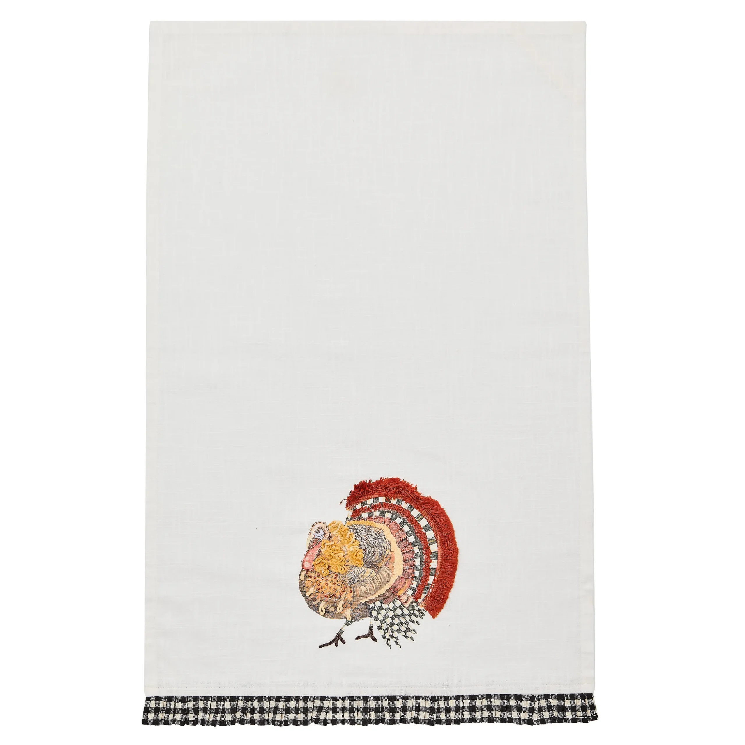 Turkey Applique Dish Towel