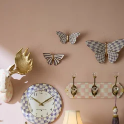 Violet Butterfly Wall Decor Duo