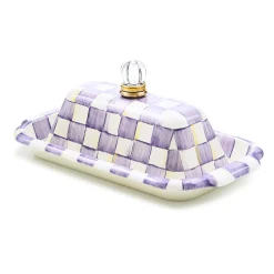 Violet Check Butter Box