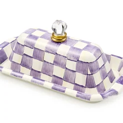 Violet Check Butter Box