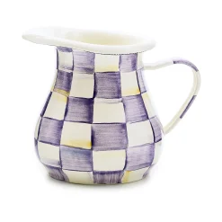 Violet Check Creamer