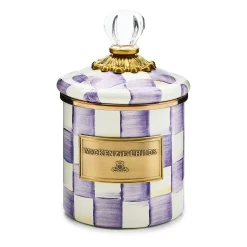 Violet Check Demi Canister