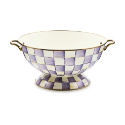 Violet Check Everything Bowl