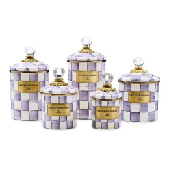Violet Check Large Canister