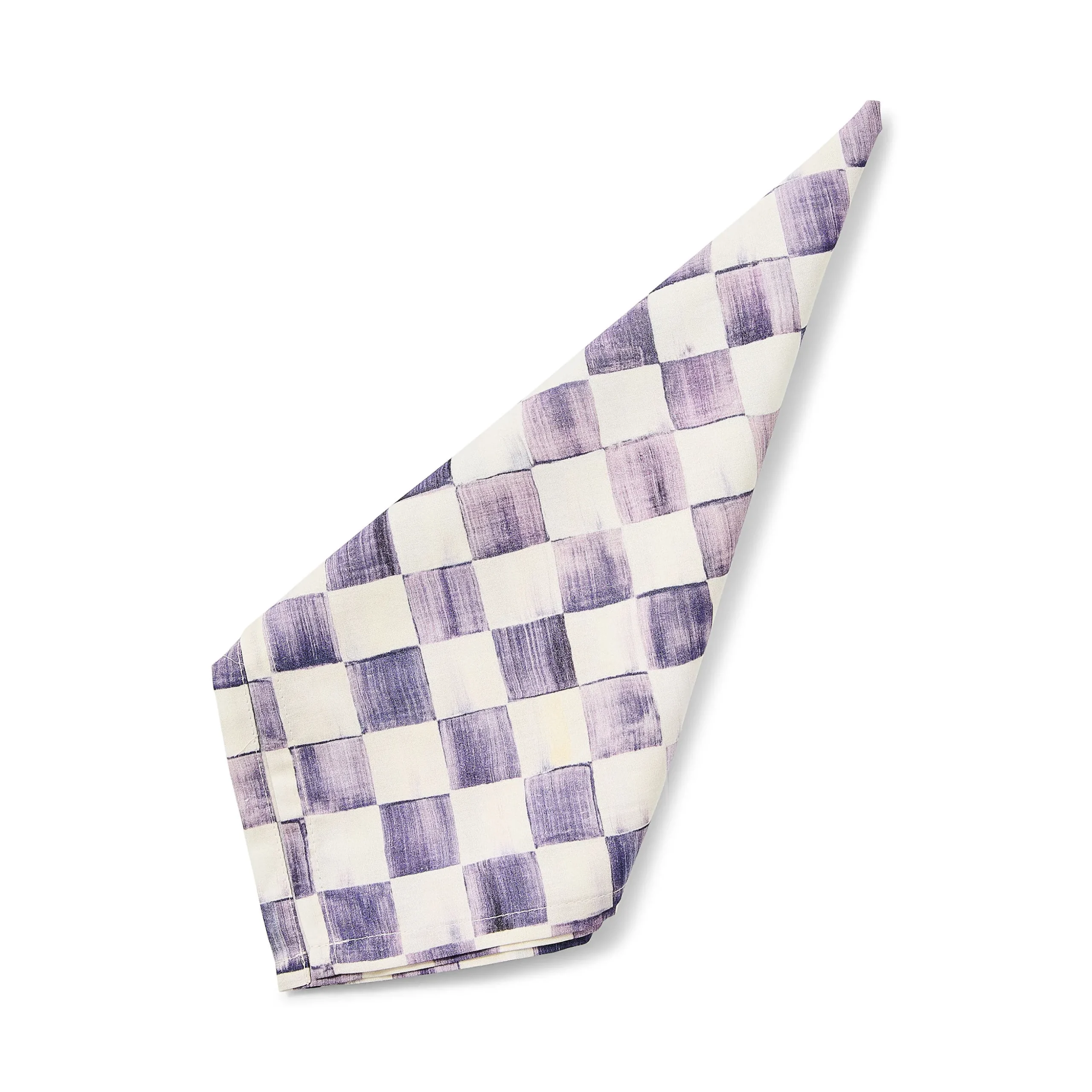 Violet Check Napkin