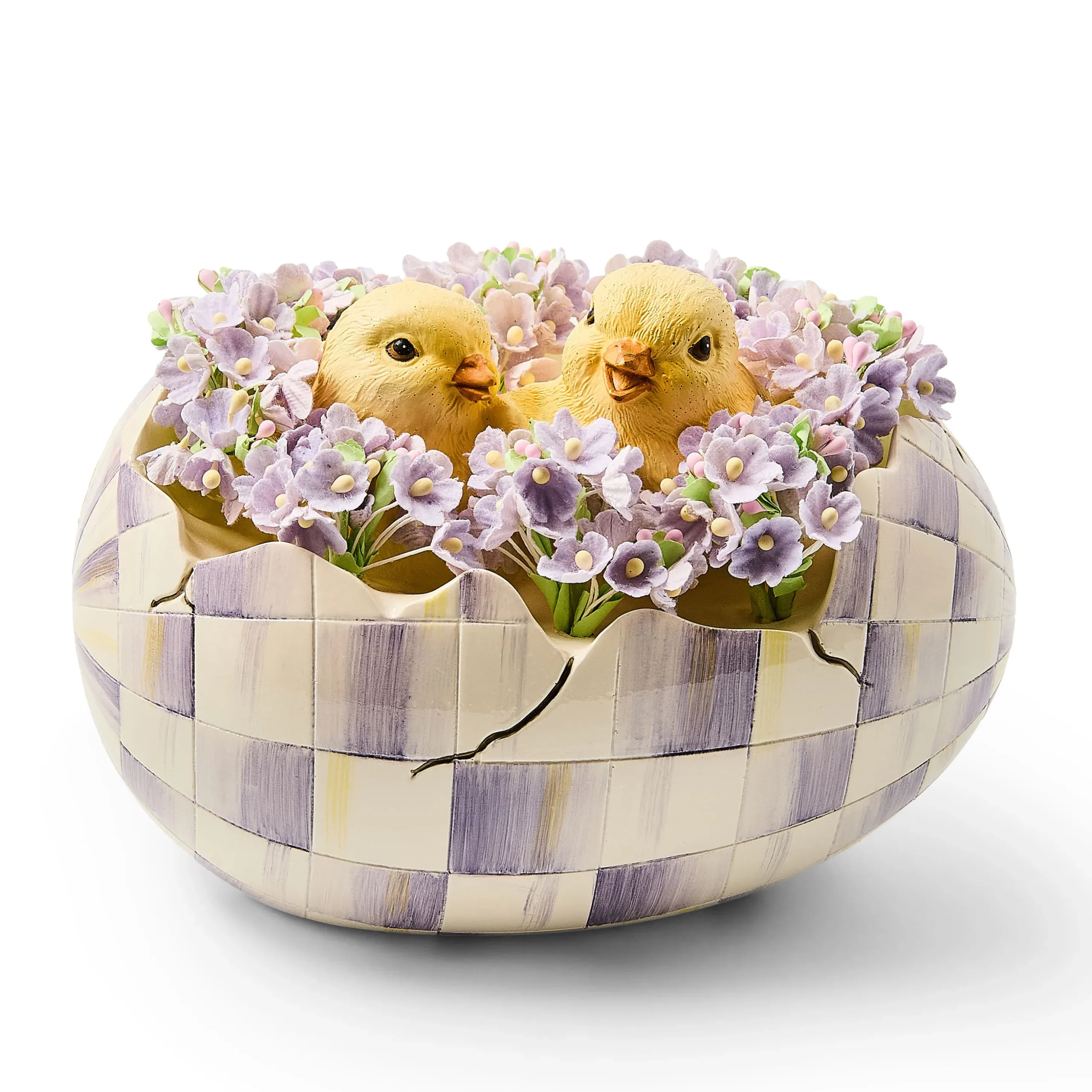 Violet Check Peekaboo Egg