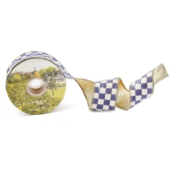 Violet Check 2" Ribbon