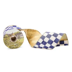 Violet Check 4" Ribbon