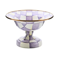 Violet Check Small Compote