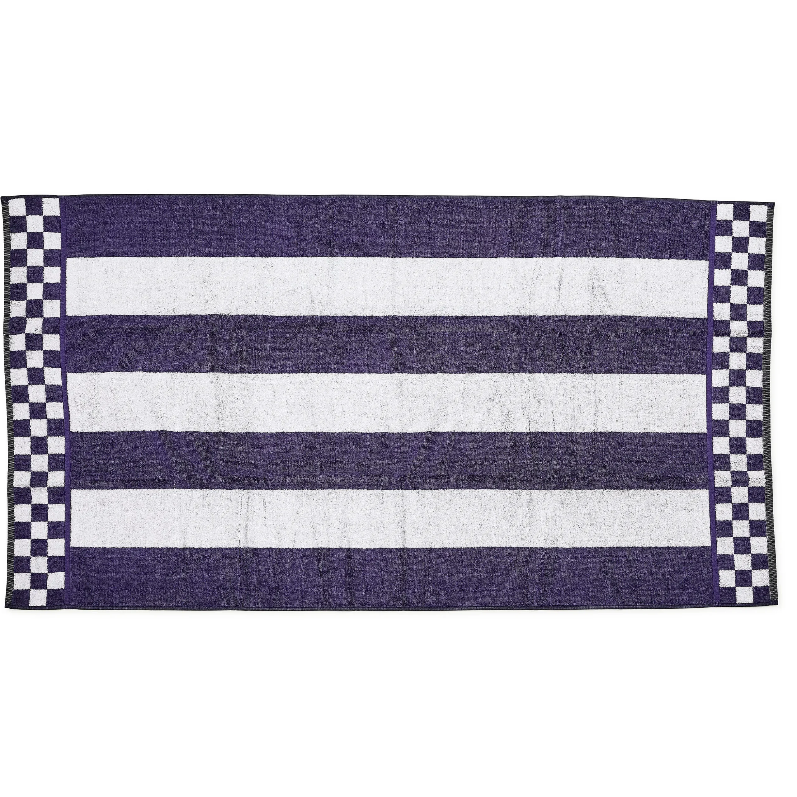 Violet Stripe Bath Towel