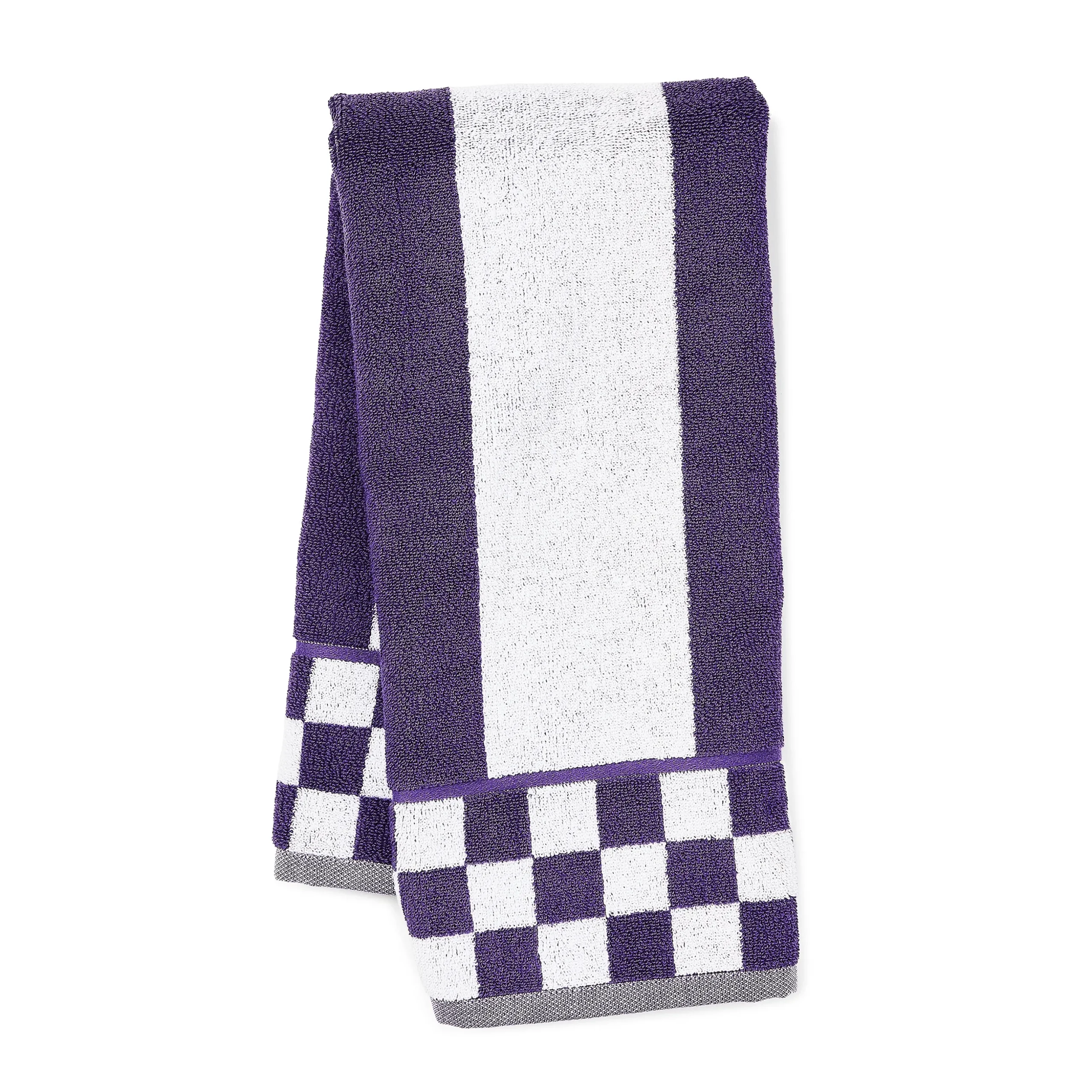 Violet Stripe Hand Towel
