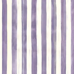 Violet Stripe Peel & Stick Wallpaper