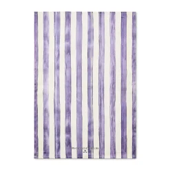 Violet Stripe Printed Dish Towel