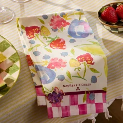 Watercolor Fruit Printed Dish Towel