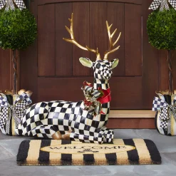 Welcome Awning Stripe Entrance Mat