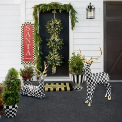 Welcome Awning Stripe Entrance Mat