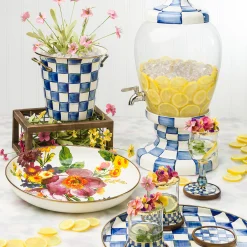 White Flower Market Abundant Bowl